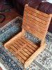 Ralph Kohn folding flame birch seat.jpg