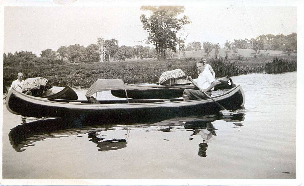 Canoeing On The Charles River 1