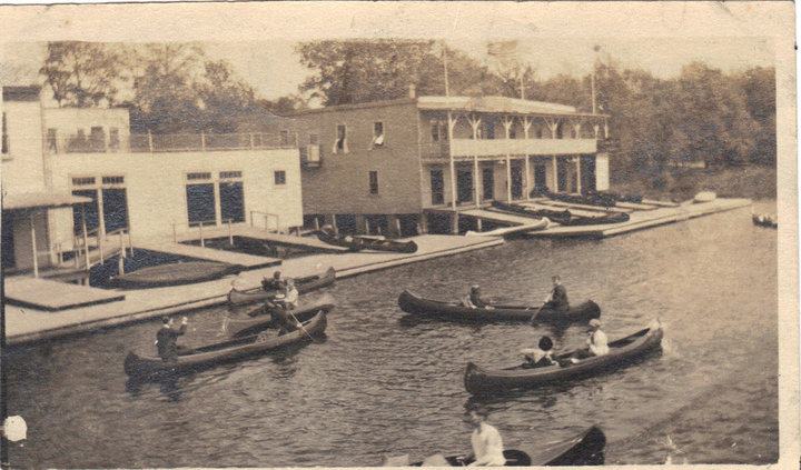 Canoes Taken From Bridge