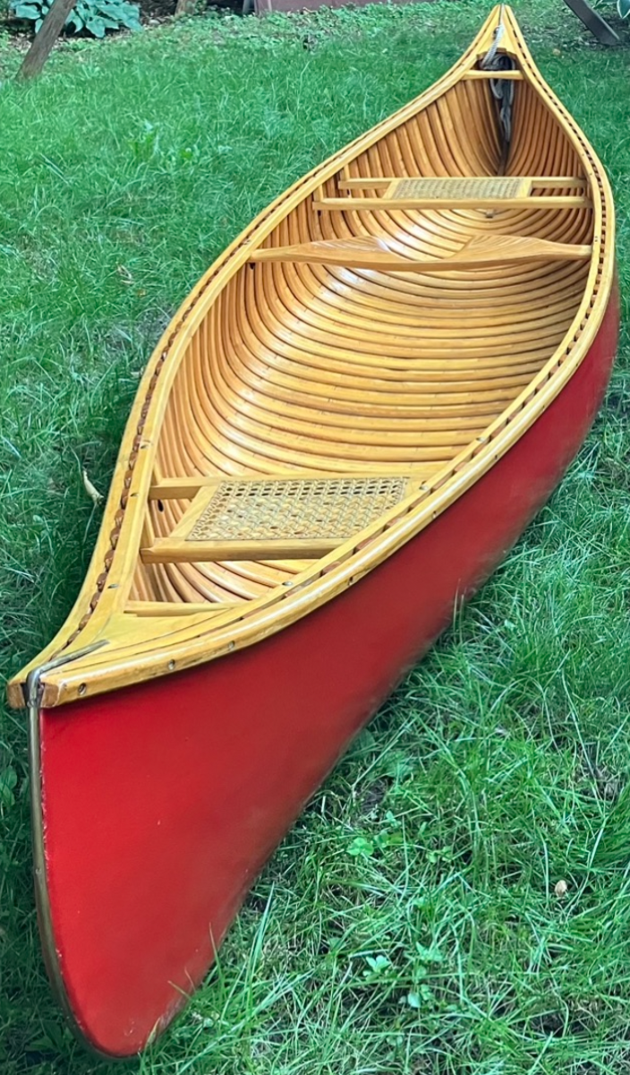 Inside my new-to-me canoe