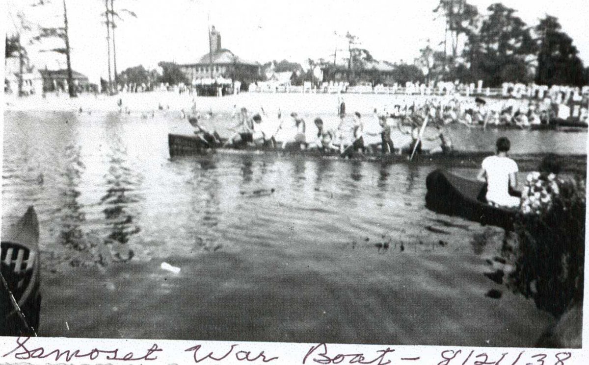 Samoset Canoe Club War Canoe Races 8.21.1938